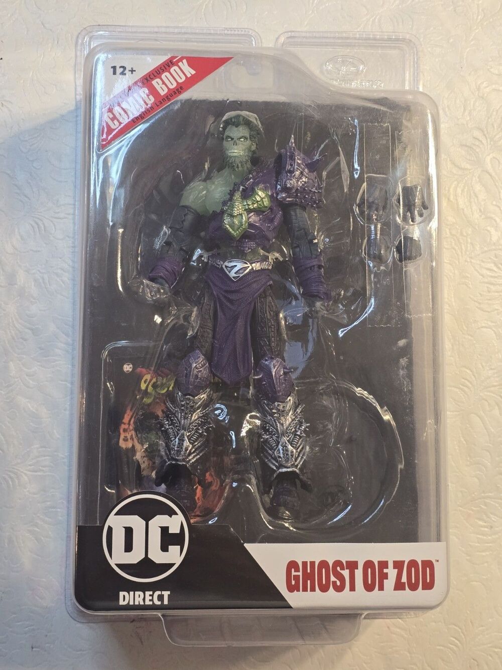 McFarlane DC Direct GHOST OF ZOD Figure w/ Comic Book NWT